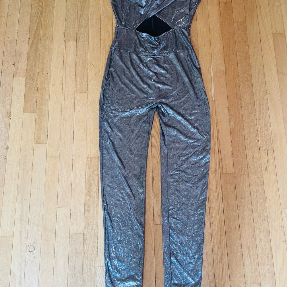 Elegant Gray Jumpsuit